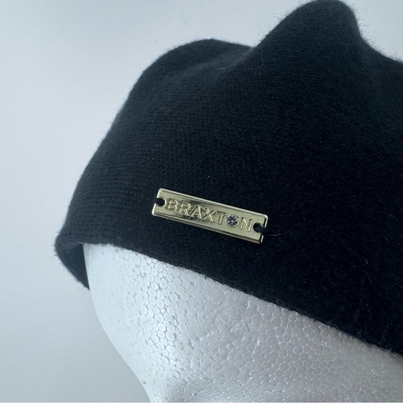 Braxton Black Knit Beanie Winter Hat Cozy Accessories - Picture 8 of 10